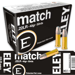 ELEY Match 22LR ammunition box